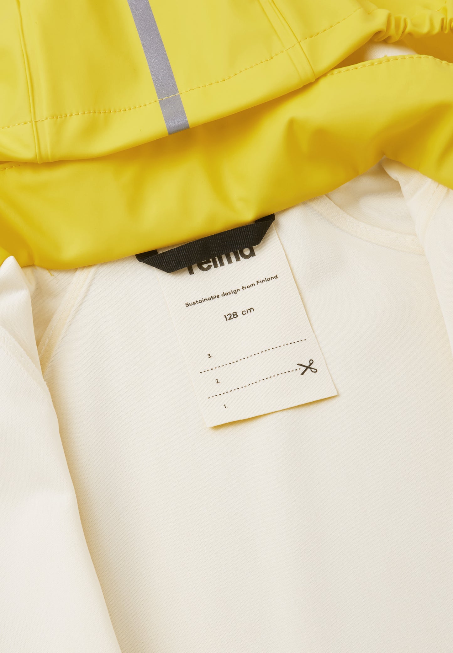 Reima Lampi Yellow Rain Coat for kids
