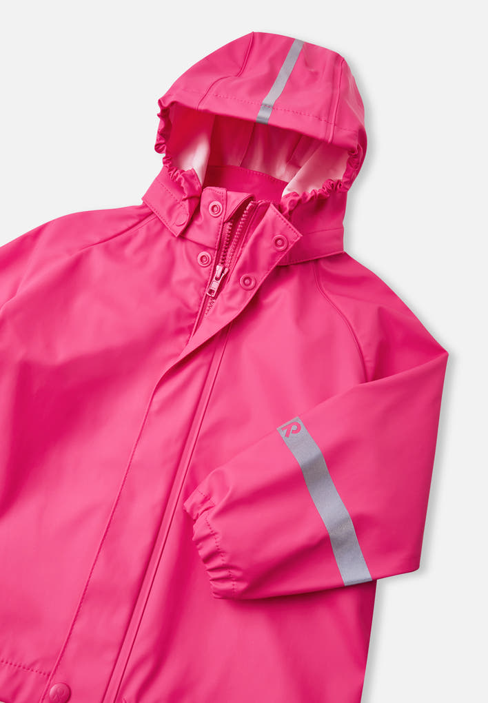 Reima Pink Rain Jacket Lampi