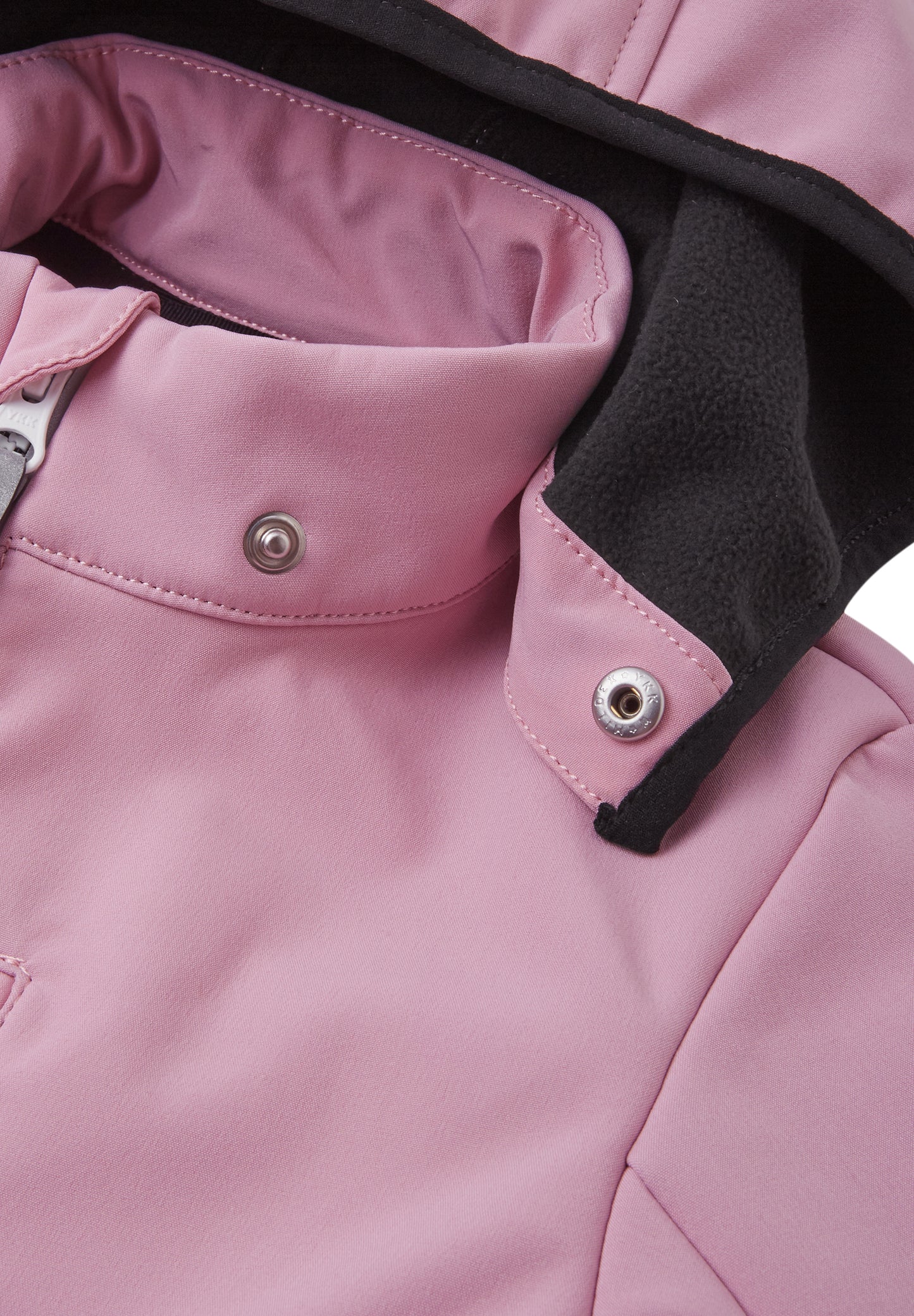 Reima Softshell Pink Girl Overall detachable hood