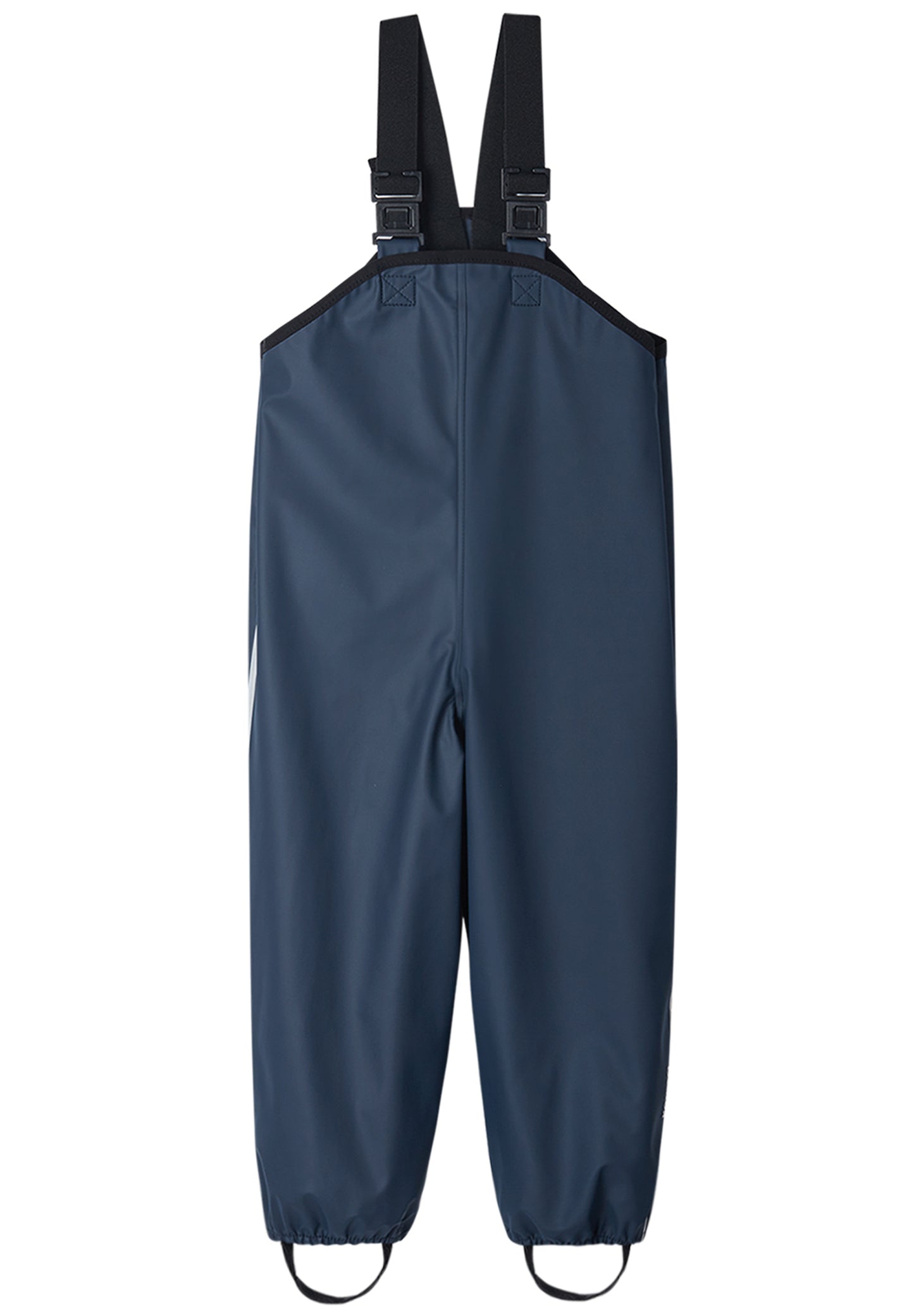 Reima Waterproof Blue Rain Pants with foot loos and reflecting details