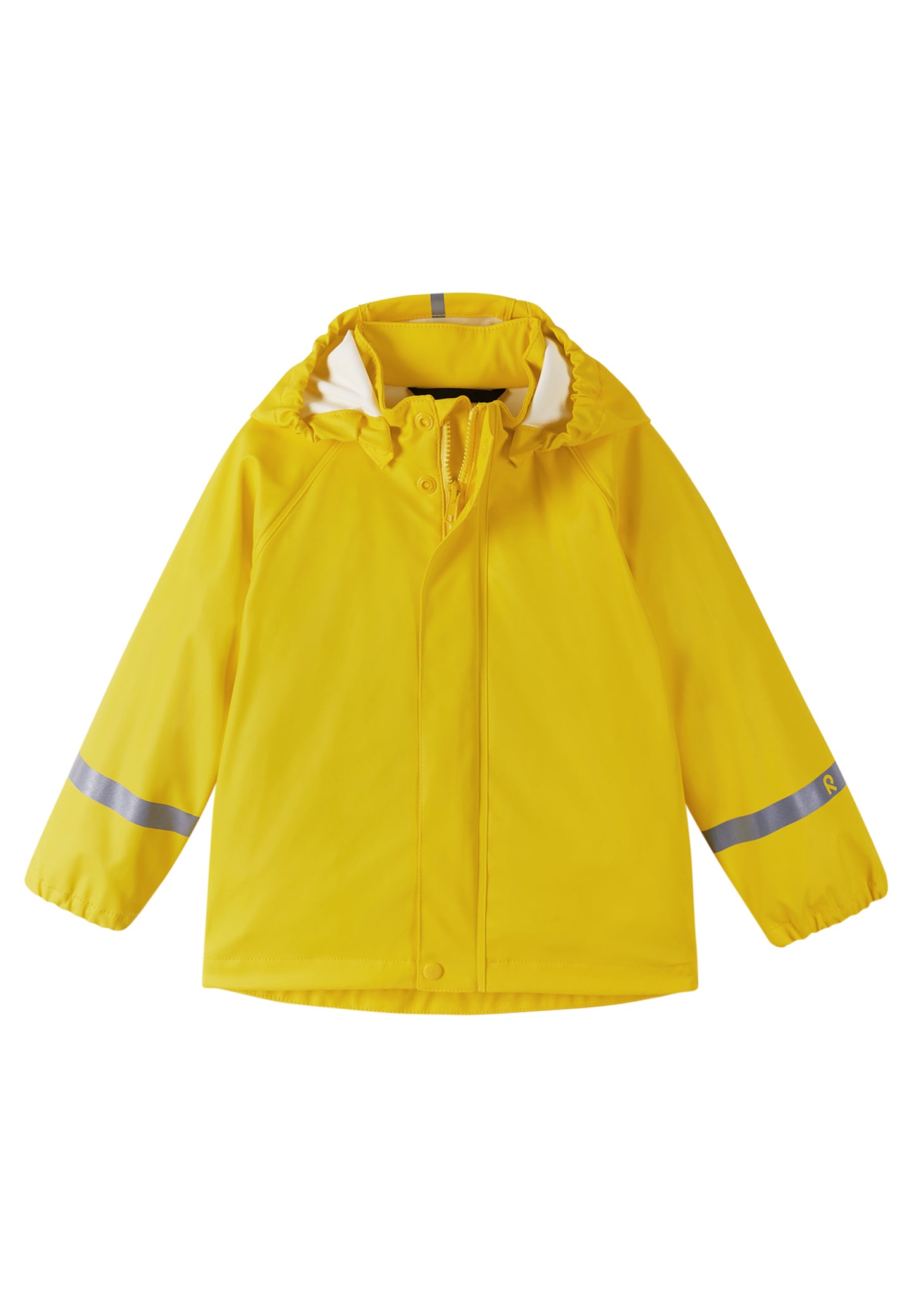 Reima Yellow Kids Rain Coat Lampi with reflecting details