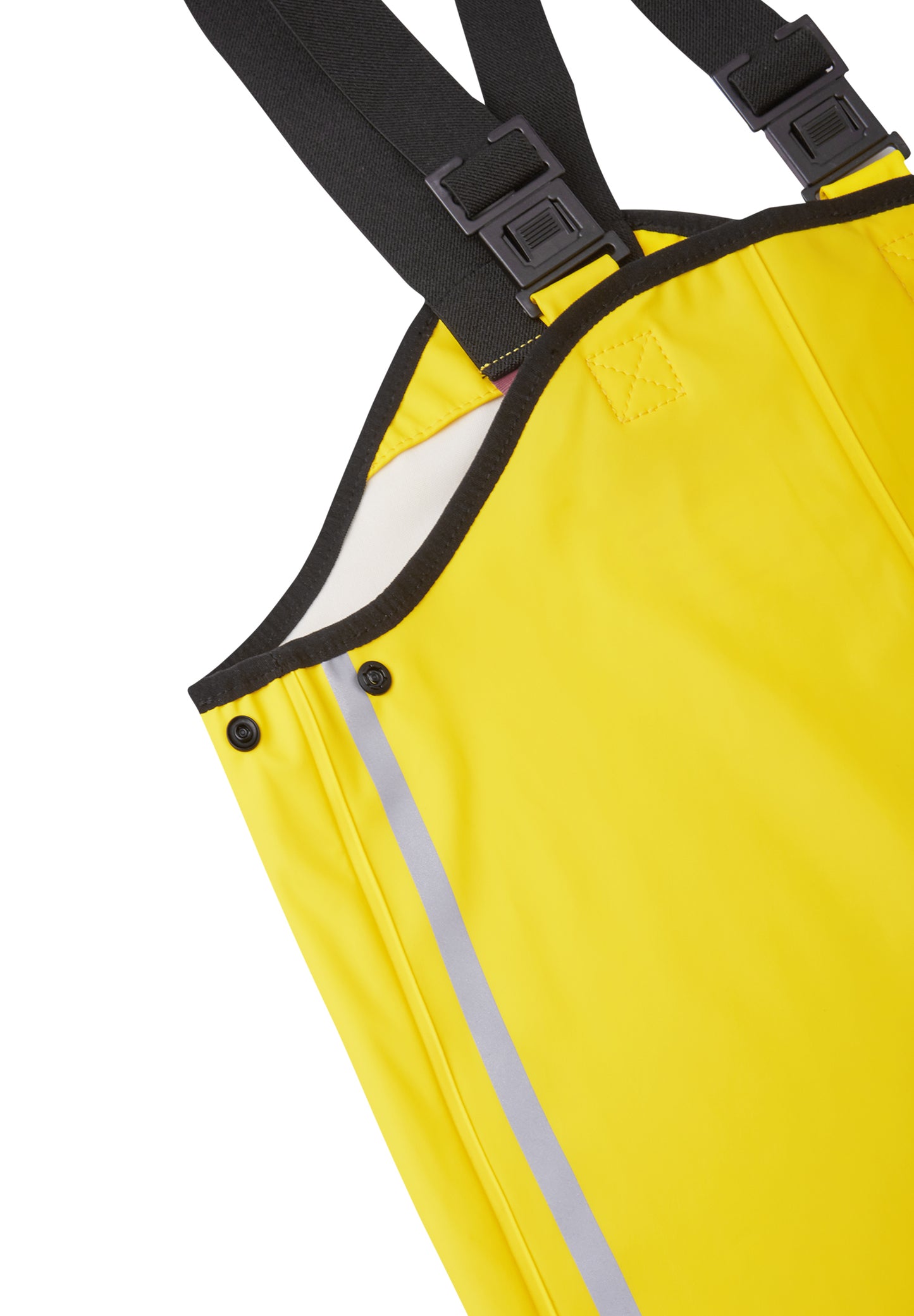 Water repelling waterproof Rain Reima Yellow Pants Lummikko With Adjustable Suspenders