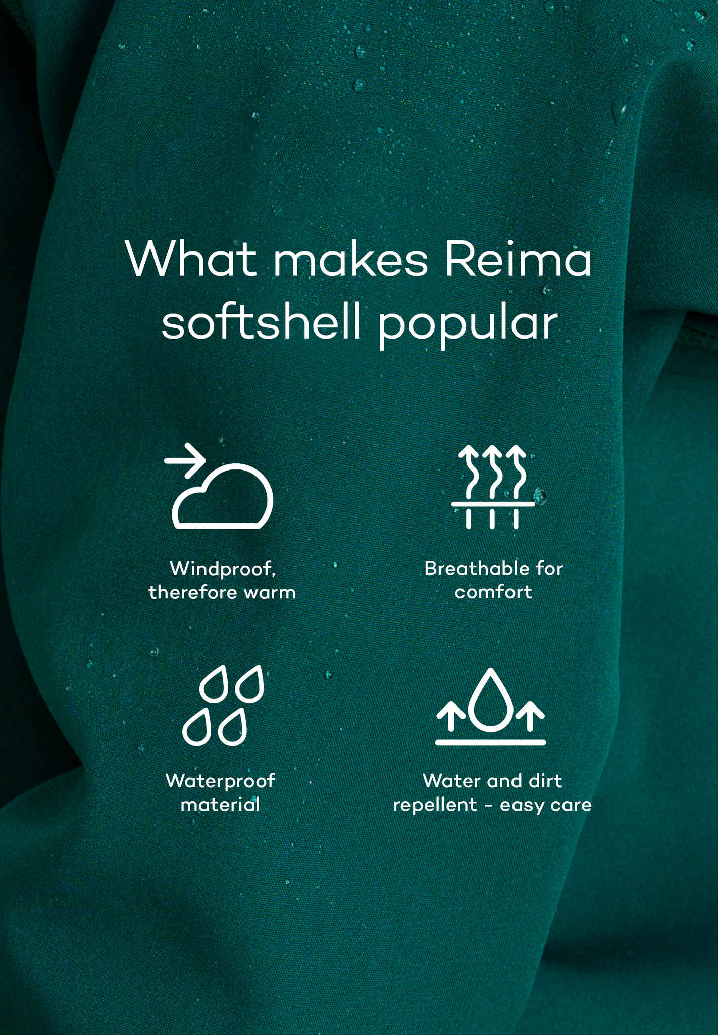 Reima Softshell fényvisszaverő kesztyű, Heippa