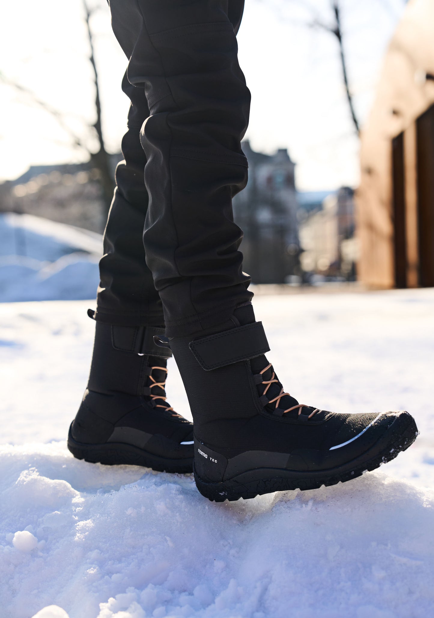 ReimaTec barefoot winter boots, Talvella