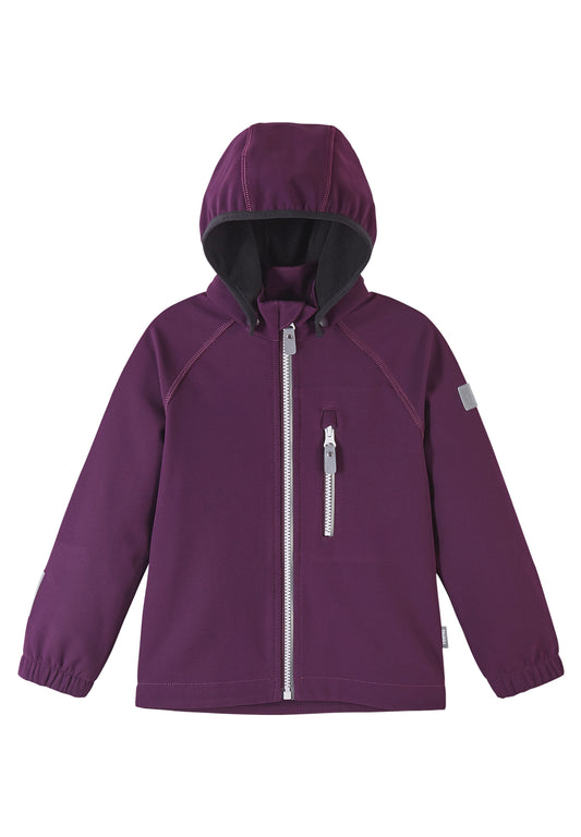 Kids' Softshell Water-repellent Jacket Vantti